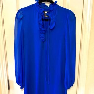 Royal blue dress